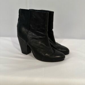 Rag and Bone black leather boots